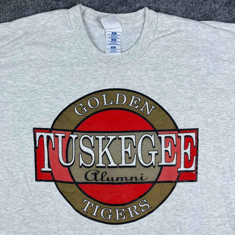 Midwest Graphics‎ T-Shirt Mens Size XL Gray Tuskegee Golden Tigers Alumni